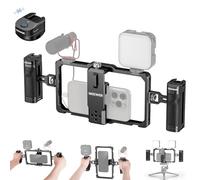 NEEWER Universal Phone Cage Video Rig with Bluetooth Shutter Side Handle