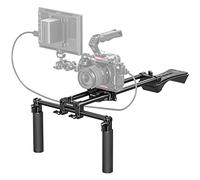 NEEWER Universal Shoulder Rig Kit, 16"/40cm Extended 15mm Rod, SR004 | Support System Camera Stabilizer for DSLR Camcorder Filmmaking, Compatible with SmallRig Follow Focus/Lens Support/Matte Box