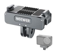 NEEWER Upgraded Magnetic Mount Adapter Compatible with DJI Osmo Action 5 Pro/4/3, Quick Release Action Camera Mount Vlogging Accessories with 1/4" Tripod Thread, AC011 Dark Gray