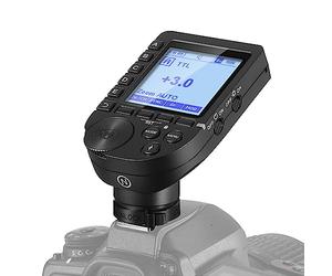 NEEWER Upgraded QPRO-N TTL Wireless Flash Trigger Compatible with Nikon 1/8000s HSS Large Screen Slanted Design 5 Group 9 Customizable Functions for Q4 Q3 Z1 Z760 NW420 S101-300W PRO/400W PRO