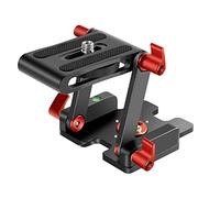 Neewer Upgraded Z-Flex Tilt Head Z Type Tripod Head with 4 Adjust/Fixing Knob, Quick Release Plate and Spirit Level for Tripod/DSLR Cameras Camcorders/Slider, Aluminium Alloy/Load Up to 6.6 Pounds