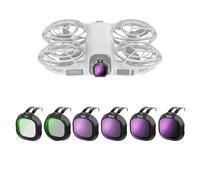 NEEWER UV + CPL + ND Filter Set Compatible with DJI NEO 2 Only, 6 Pack Snap On Drone Camera Lens Accessories Kit Neutral Density (ND8/16/32/64) Circular Polarizing Filter Polarizer, FL-N71