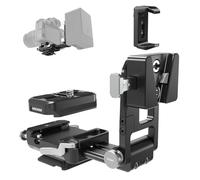 NEEWER V Mount Battery Plate, Modular V Lock Adapter with Arca Type QR Plate, Portable Charger Holder PS099E Compatible with DJI RS4 RS3 Gimbal Camera Cage Video Rig Accessories, PS017B