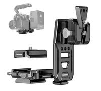 NEEWER V Mount Battery Plate with NATO Rails, Arca Type Baseplate for RS4 Pro RS3 Pro Gimbal, Modular DSLR Camera Video Rig Compatible with SmallRig V Lock Battery Camera Cage, PS016