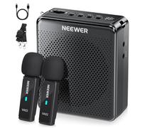 NEEWER VA02 Voice Amplifier with Wireless Microphone, Portable Mini USB C Rechargeable Noise Cancelling Sound Speaker Megaphone & Mic Set, 10Hrs, 15m Range for Classroom Teachers Trainers Tour Guides