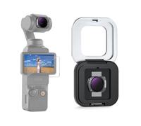 NEEWER Variable ND Filter Compatible with DJI Osmo Pocket 3 & Creator Combo Accessories, Magnetic Multicoated ND64-512 Neutral Density Action Camera Lens Filter with Screen Protector & Case