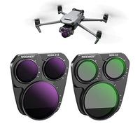NEEWER Variable ND Filter Set Compatible with DJI Mavic 3 Pro/Pro Cine, Pack of 2 ND2-32 (1-5 Stops) and ND32-512 (5-9 Stops), Adjustable Neutral Density Filter Optical HD Glass