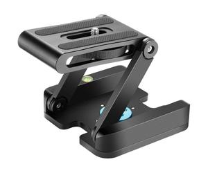 Neewer Z Flex Tilt Ball Head with Quick Shoe QR Plate Bracket for Camera Aluminium Alloy with Bubble Level for Canon Nikon Sony Camcorder Tripod Guide