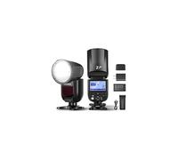 NEEWER Z1-S TTL Round Head Flash Speedlite for Sony with 2 Batteries