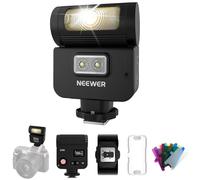 NEEWER Z140 16Ws Mini Camera Flash Light, GN15 1200mAh/1200 Full Power Flashes/1.2s Recycle/6200±200K, Manual 1/128-1/1 Power & S1/S2 Mode, Speedlite Compatible with Canon Nikon Sony Fujifilm Cameras
