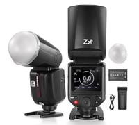NEEWER Z2II-C 2.4G TTL Flash Speedlite Compatible with Canon Camera, Wireless Compatible with Godox, 76Ws 1/8000s HSS 3000mAh 600 Full Power Light, 2 Modeling Lamps, TTL/M Switch, Diffuser