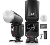 NEEWER Z2II-C 2.4G TTL Flash Speedlite Compatible with Canon Camera, Wireless Compatible with Godox, 76Ws 1/8000s HSS 3000mAh 600 Full Power Light, 2 Modeling Lamps, TTL/M Switch, Diffuser