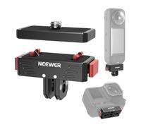 NEEWR Quick Release Mount Compatible with Insta360 X5 X4 X3 AcePro AcePro2, Magnetic Snap On Adapter with 1/4" Screw & Thread Hole, 2 Prong Mount Compatible with Action Camera Accessories, GP-88