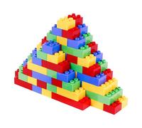 Neez 100 PCS Building Blocks - Colorful Building Bricks for Kids - Small and Large Building Blocks for Fun Learning - Perfect Construction Toys for Toddlers