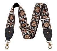 Nefelibata Bag Strap-2 Wide Crazy Horse Leather Head Purse Strap Adjustable Replacement,Retro Multi-pattern Crossbody Shoulder Straps for Handbag,Crossbody Bags,Shoulder Bags