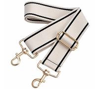 Nefelibata Purse Strap,2'' Wide Shoulder Strap Adjustable Replacement for Unisex Handbag,Crossbody Bags,Shoulder Bags, Vintage blue edge apricot, L, Modern