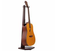 Nefelibata Wooden Guitar Stand - Handmade Solid Ash Stand for Acoustic, Classical, Banjo, Mandolin, Gifts (Walnut Grain)