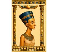 Nefertiti Notebook : Elegant Egyptian Queen Journal: Beautiful Egyptian-Inspired Cover with Nefertiti Art | Perfect for Journaling, School, Work & Gifts