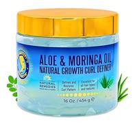 Nefertiti's Secrets Natural Growth Curl Definer | Aloe Vera and Moringa Oil for Hair Growth and Moisture | Strong Hold | Frizz Controller | Products for Curly Hair