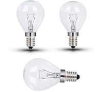 Neff 3x Oven Bulbs 40W 230V E14 SES Golf Shape Small Edison Screw Bulbs for Neff, Bosch, AEG Ovens - Up to 300°C