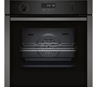 Neff B2ACH7AG7B N50 Built In Electric Pyrolytic Oven in Black with Gra