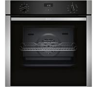 NEFF, N50, B3ACE4AN3B, 60cm Built-in Single Oven features Hide®, Eco Clean with Easy Clean, CircoTherm, Energy Efficiency Class and LCD-Display in Stainless steel