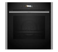 Neff B54CR71N0B - Slide and hide® N70 Series Stainless steel Built in Electric Single Oven - A+ energy