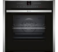 Neff B57Vr22N0B Built-In Single Multifunction Oven - Black Stainless Steel Effect