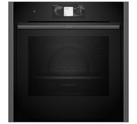 Neff B64CT73G0B N90 Built In Electric Pyrolytic Oven in Black with Gra