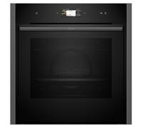 Neff B64VS71G0B N90 Slide & Hide Pyrolytic VarioSteam Single Oven - GRAPHITE