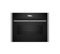 Neff C24MR21N0B N 70, Built-in compact oven with microwave function 60 x 45 cm Stainless steel