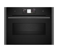 Neff N 90 C24MT73G0B oven 45 L 3600 W Black, Stainless steel