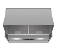 Neff D64MAC1X0B cooker hood Semi built-in (pull out) Silver 625 m³/h