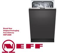 Neff Dishwasher 45cm Slimline Fully-Integrated S875HKX20G