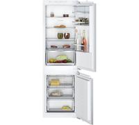 NEFF N50 KI7862FE0G 177cm 60/40 Integrated No Frost Fridge Freezer with Fixed Door Hinge - White - E Rated, White