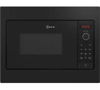 Neff N30 HLAWG25S3B Black Built-In Microwave Oven