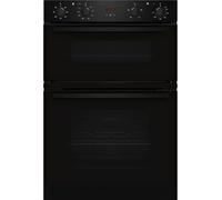 N30 U1DCC0AK3B Built in Electric Double Oven, Black