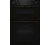 N30 U1DCC0AK3B Built in Electric Double Oven, Black