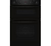 N30 U1DCC0AK3B Built in Electric Double Oven, Black