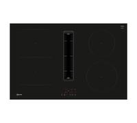 Neff V58NBS1L0 hob Black Built-in 80 cm Zone induction hob 4 zone(s) Built-in hood