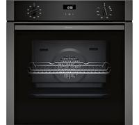 Neff B1ACE4AG3B N50 Built In Electric Single Oven in Black with Stainl