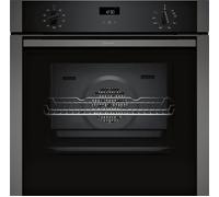 Neff B1ACE4AG3B - Black/Graphite Single Oven - 71L Built-In - A+ Energy