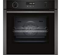 Neff N50 Slide & Hide Electric Single Oven - Graphite Grey