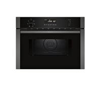 NEFF, N50, C1AMG84G1B, 60cm Built-in Microwave Oven with Hotair, Easy Clean and LCD display in Graphite-Grey