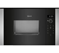 Neff N50 HLAWD23N0B 38cm High Black/Stainless Steel Built-In Microwave Oven