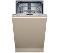 NEFF N50 S875HKX21G Slimline Fully Integrated WiFi-enabled Dishwasher, Silver/Grey