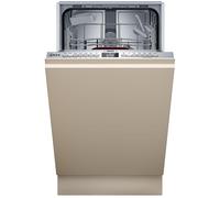 Neff N50 S875HKX32G Slimline Fully Integrated WiFi-enabled Dishwasher, Silver/Grey