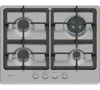 NEFF, N50, T26GKH8N0, 60cm Gas Hob with 4 burners, 3.3kW Wok, 2 Dishwasher suitable cast iron pan supports, new standard sword dials