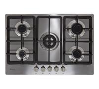 Neff T27BB59N0 hob Black, Stainless steel Built-in 75 cm Gas 5 zone(s)