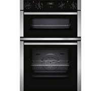 NEFF, N50, U1ACE2AN3B, 60cm Built-in Double Oven with CircoTherm, Easy Clean and LCD display in Stainless steel